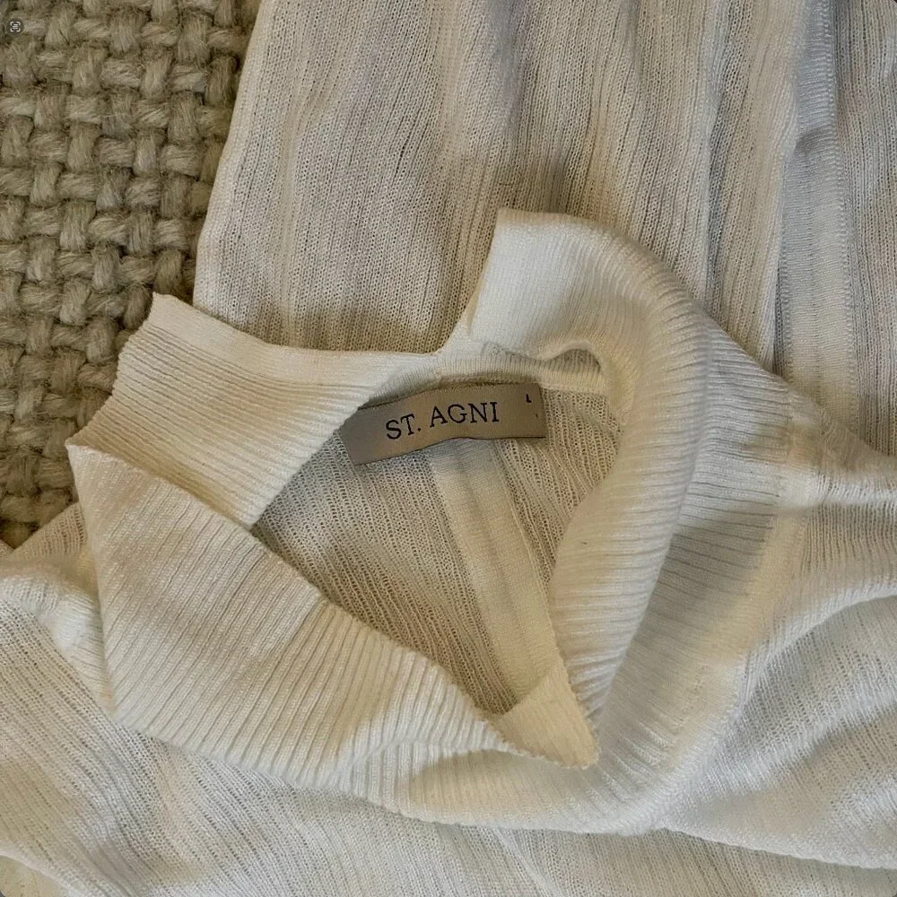 St. Agni Second Skin Tencel Knit Top - Picture 8 of 8